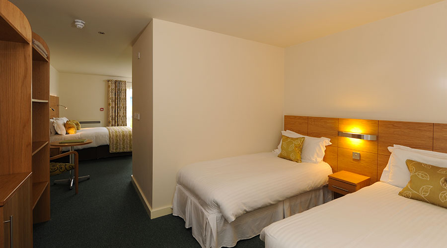 Interior of a family room at Croyde Bay Resort hotel